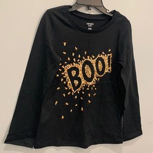 Carter’s Kid “BOO” Toddler Boys Long Sleeve Shirt Size 7